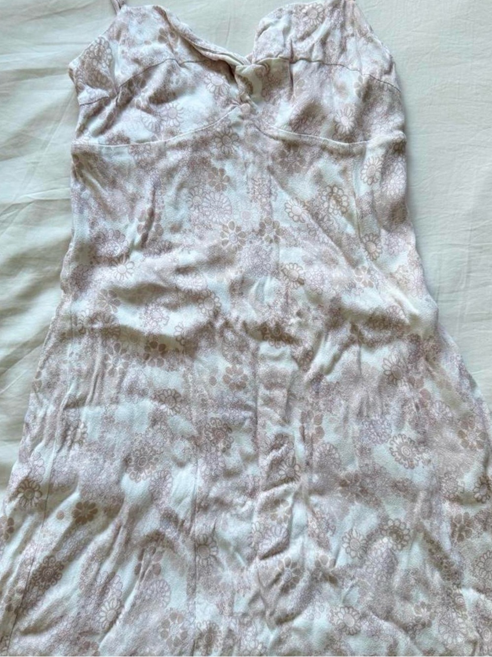 Aritzia Wilfred Pink Floral Mini Dress